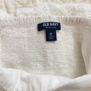 Old navy Tube tip white dress